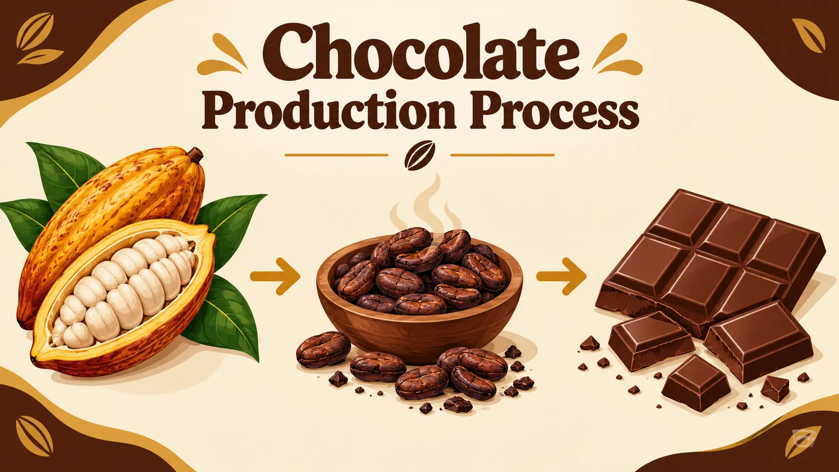 From Cacao Pod to Chocolate Bar: Production Process