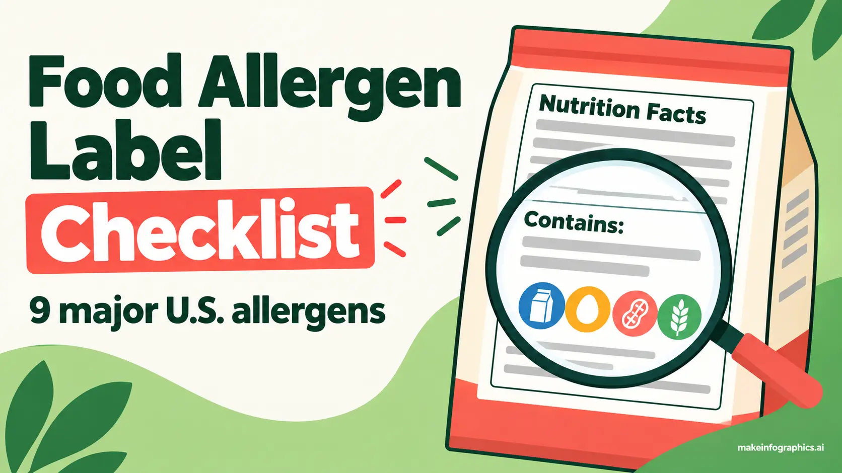 Major Food Allergens & Label Reading Checklist 2026