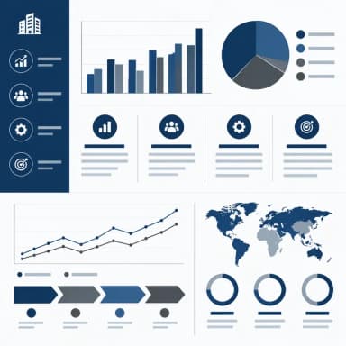 Corporate infographic style