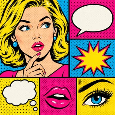 Pop Art infographic style