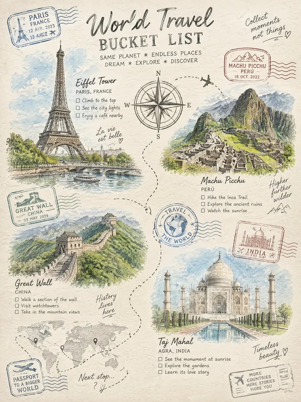 Travel Bucket List Guide preview