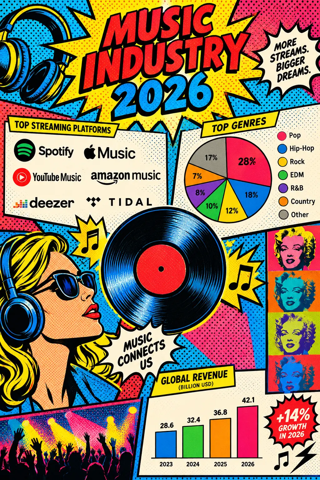 Music Industry Infographic preview