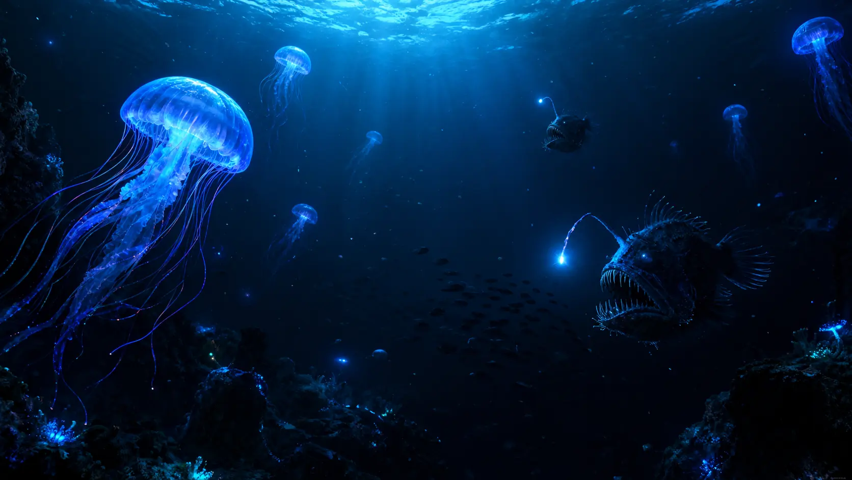Deep Ocean Zones and Marine Life