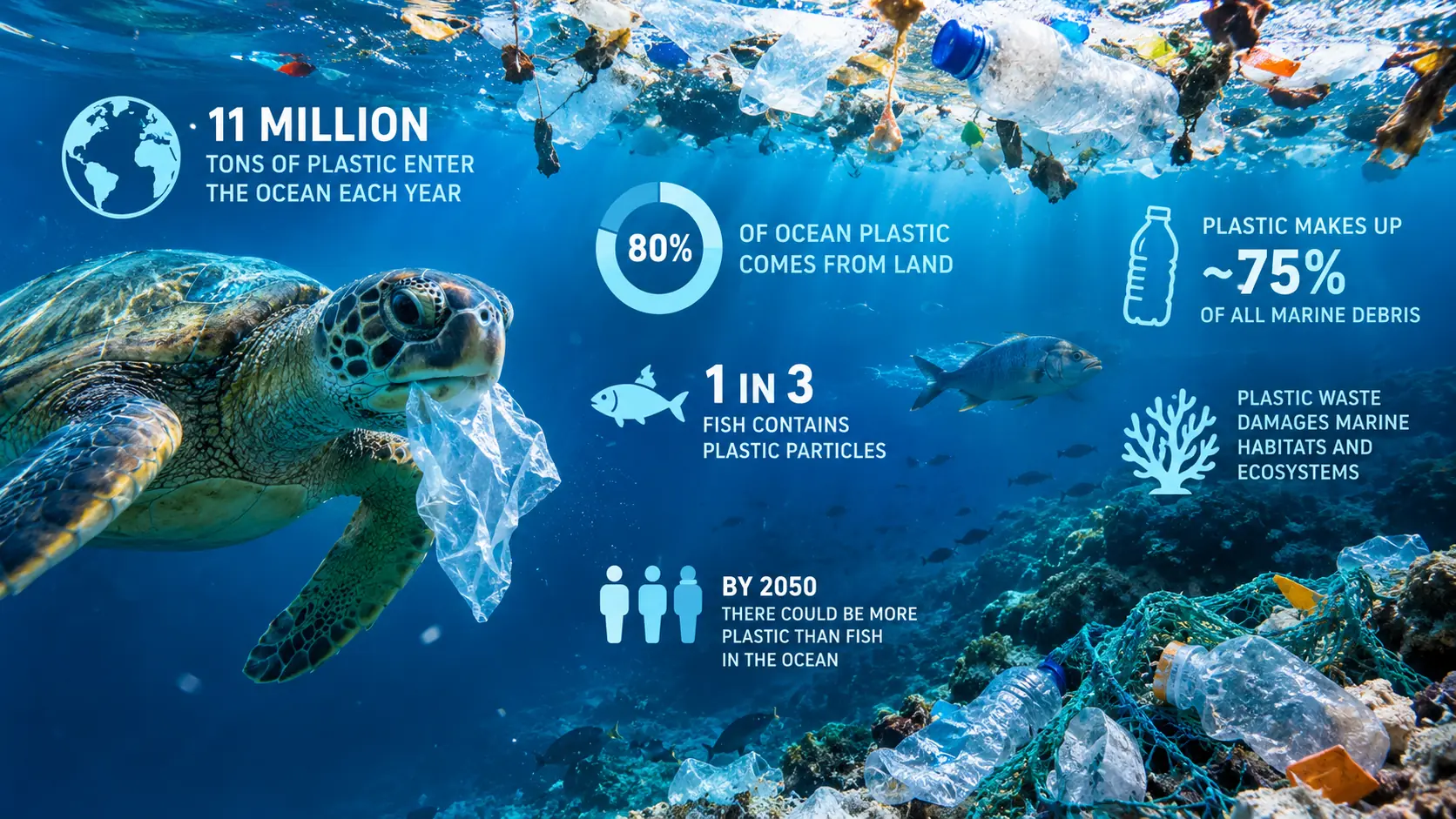 Ocean Pollution & Conservation Statistics