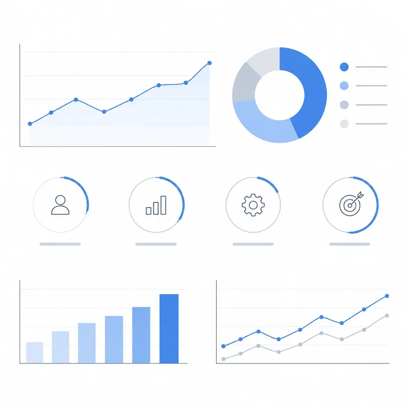 Minimal infographic style