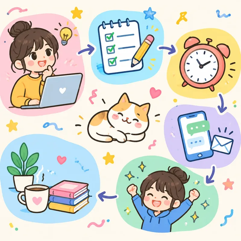 Playful infographic style