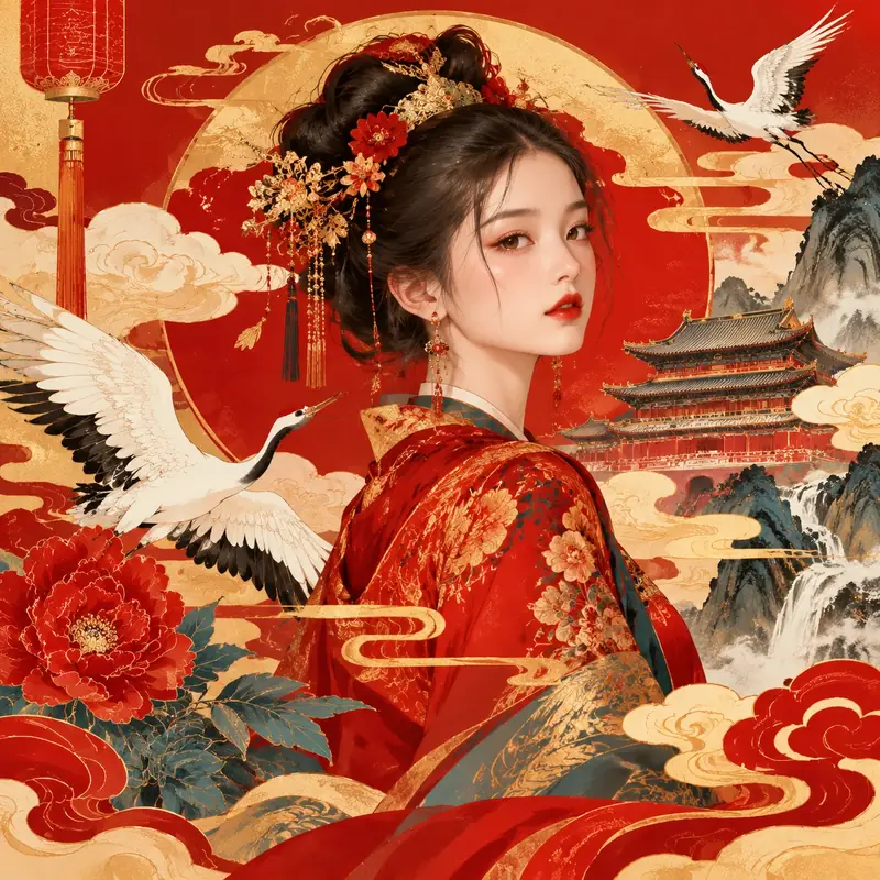 Chinese infographic style