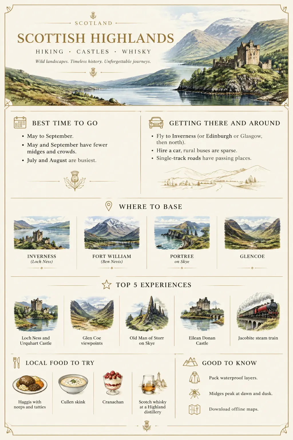 Destination Guide One-Pager example