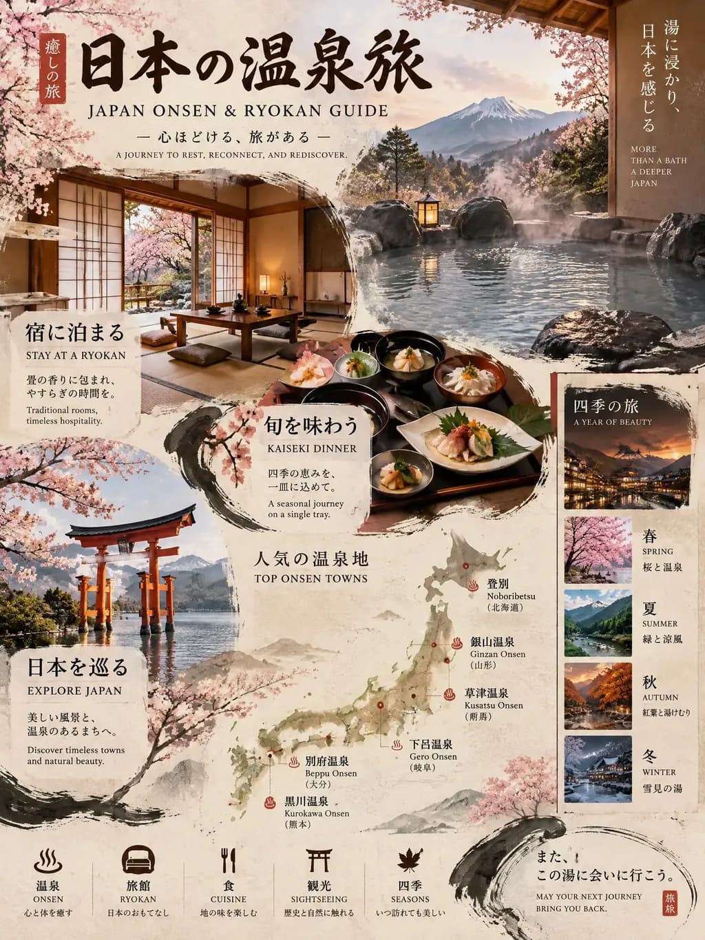 Japanese Ryokan & Onsen Travel Guide preview